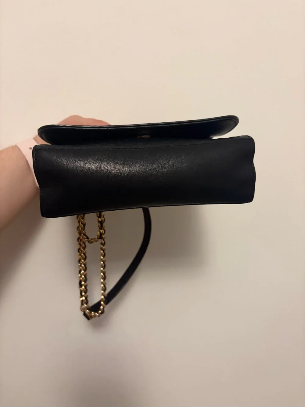 Tory Burch Marion Quilted Black Chain Shoulder Bag